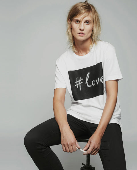 Writable t-shirt BLOCK print